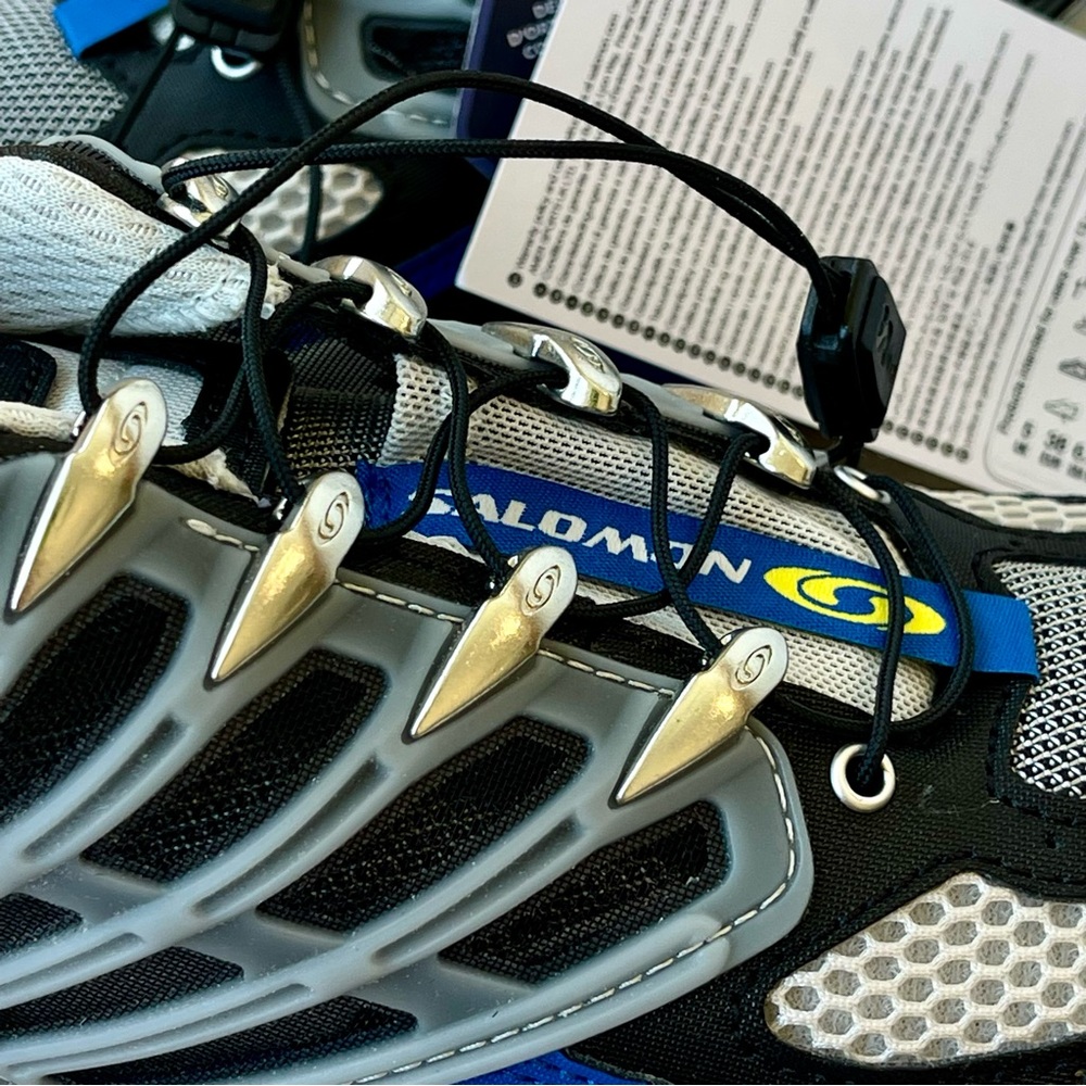 NWT Salomon ACS Pro Unisex Hiking Sport style Shoes in Lapis Blue / Buttercup - Picture 5 of 16